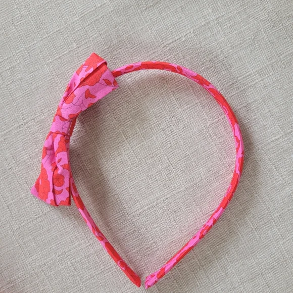 Jacadi Pink Liberty Floral Skirt + Headband. - Picture 5 of 9